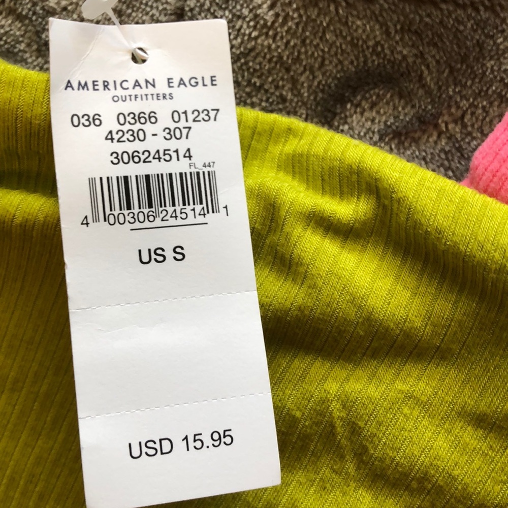 American eagle tube tops- green new with tags - Picture 2 of 4